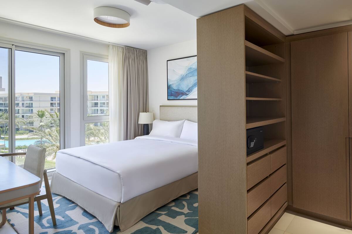 In-room safe, desk, blackout curtains, iron/ironing board