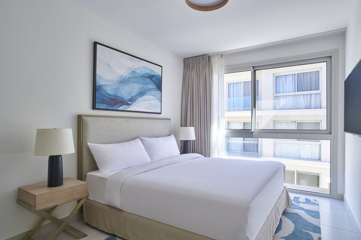 In-room safe, desk, blackout curtains, iron/ironing board