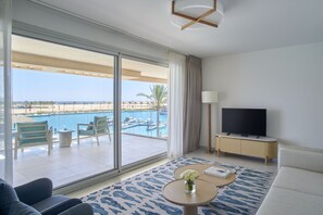 Deluxe Four Bedroom Suite Marina View | Terrace/patio - Marassi Boutique Hotel-Vela Suites (El Alamein)