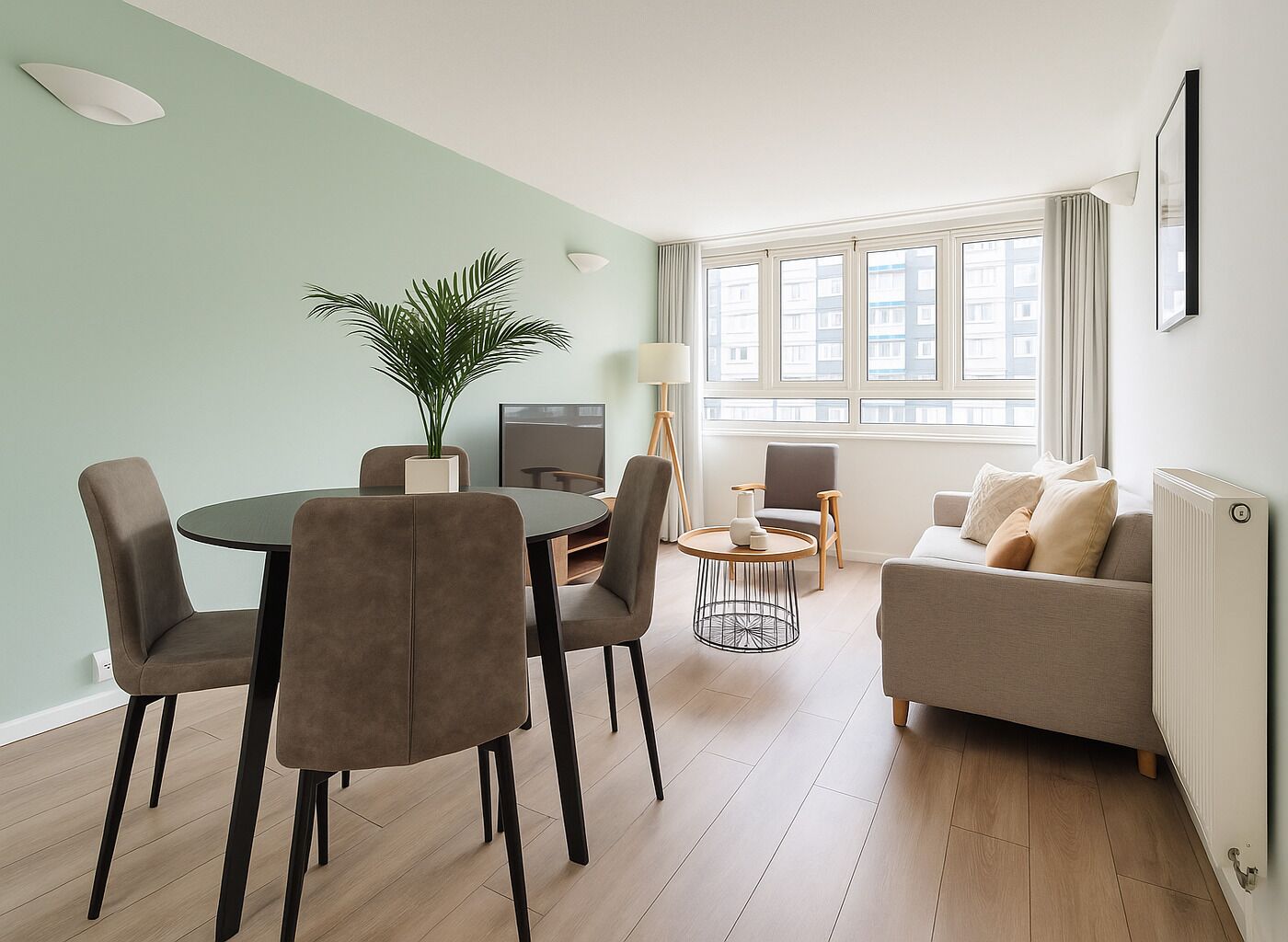 เบสิกอพาร์ทเมนท์ | บริเวณนั่งเล่น