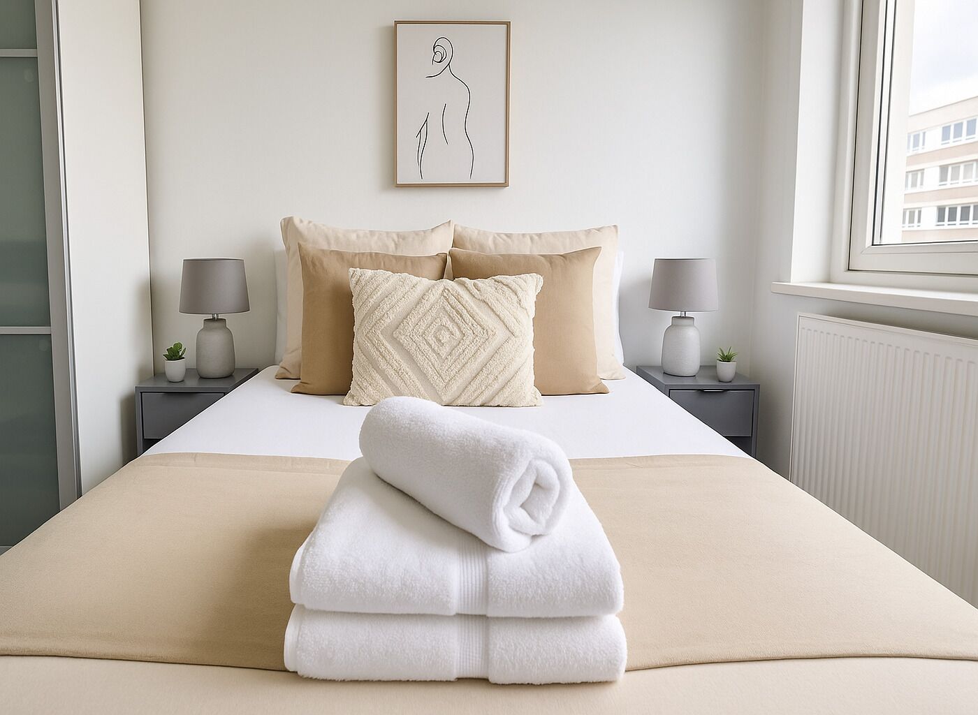 Apartament bàsic | Planxa i posts de planxar i wifi gratuïta 