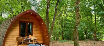 Aelfred Pod - in a calm woodland setting- ready for glamping?