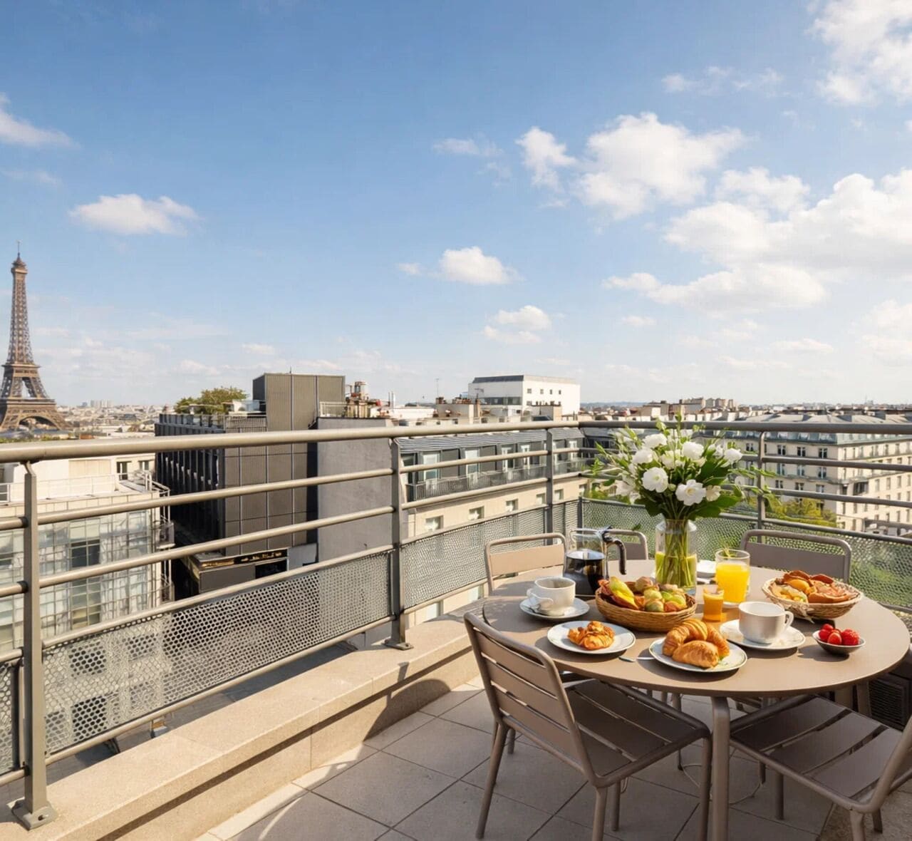 Cobertura luxo, vista para a cidade | Terraço/pátio