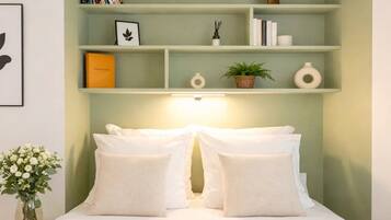 Penthouse Deluxe, vue ville | Fer et planche Ă repasser, lit parapluie, Wi-Fi gratuit, draps fournis