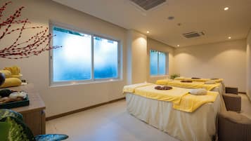 Body treatments, aromatherapy, hot stone massages, deep-tissue massages