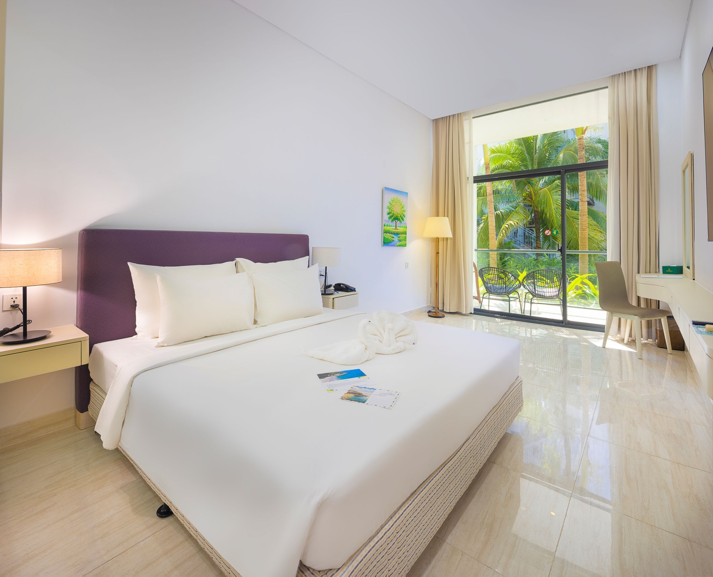 Chambre Deluxe, balcon, vue jardin | Literie de qualité supérieure, minibar, bureau, lits bébé (gratuits)
