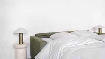 3 soverom, strykejern/-brett, reiseseng for barn og wi-fi