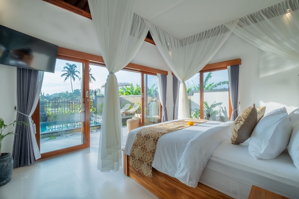 Deluxe Villa, Balcony, Pool View | View from room