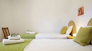 2 slaapkamers, een strijkplank/strijkijzer, wifi, beddengoed