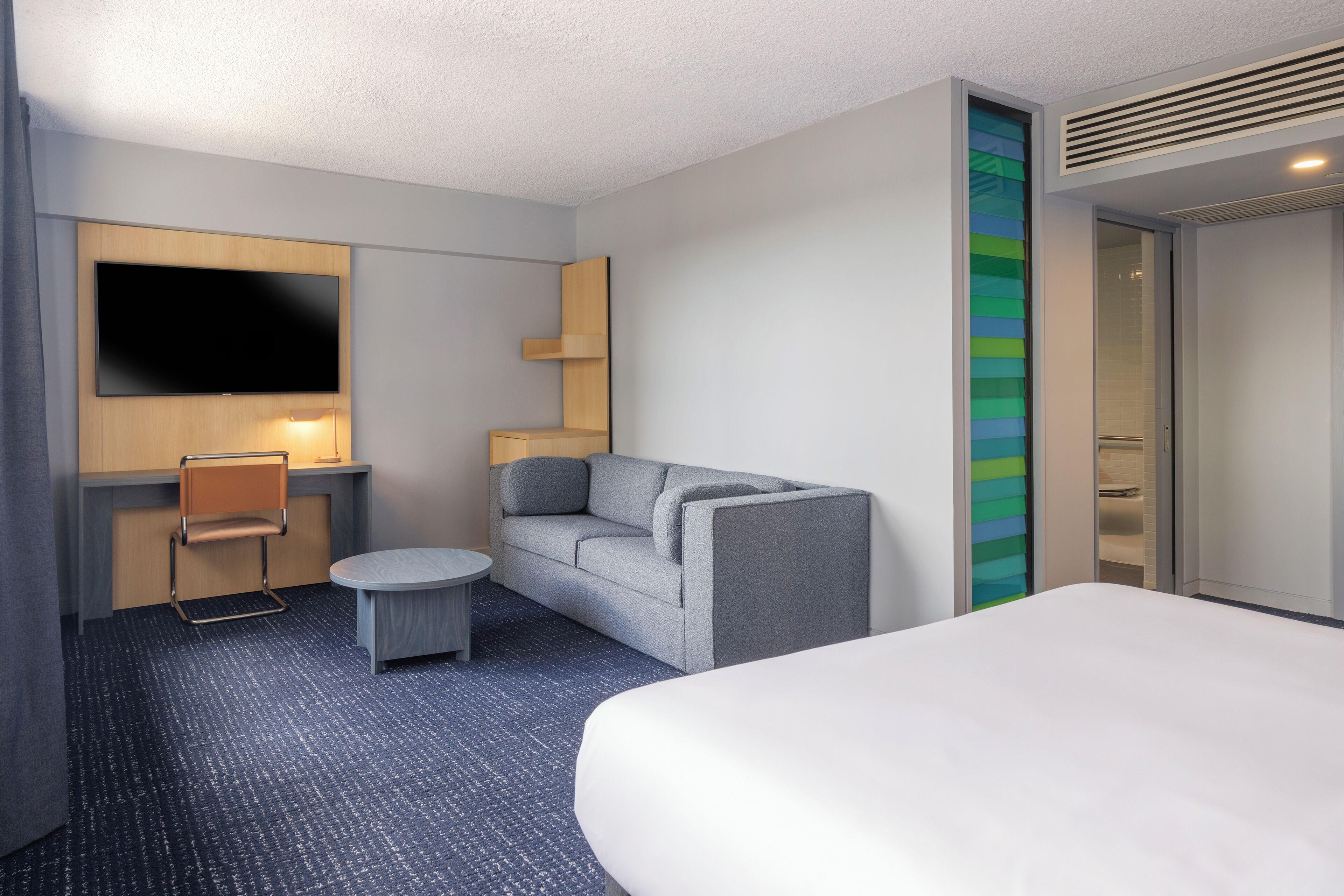 One of a Kind Plus (Accessible) | Premium bedding, down duvets, pillow-top beds, in-room safe