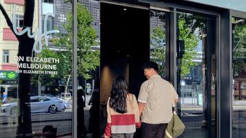 Majoituspaikan julkisivu