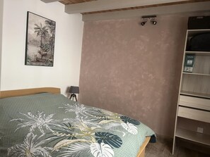 1 多间卧室、熨斗/熨衣板、上网接入、床单