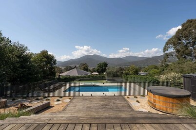 The Alpine House | Pool, Sauna + Basketball Court