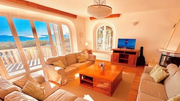 Fernseher, Kamin