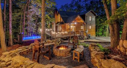 The Hideout: Resort Cabin w/ Sauna, Hot Tub, Fire Pits, & Amenities Passes!