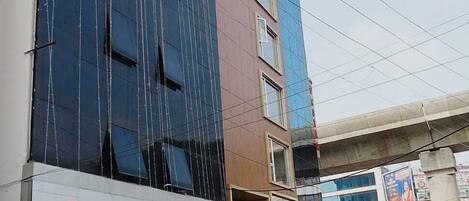 Voorkant van accommodatie