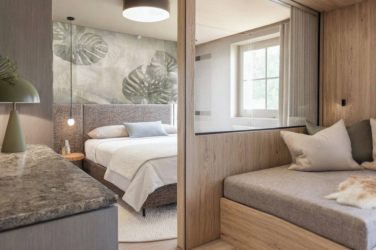 Apartment bis 4 Personen mit Sauna | Cribs/infant beds, free WiFi