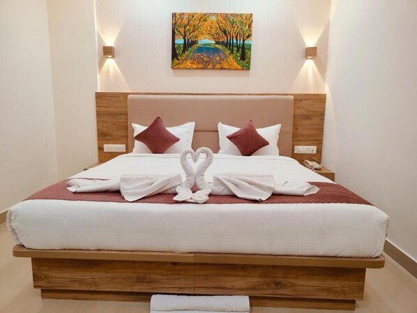 In-room safe, desk, laptop workspace, iron/ironing board