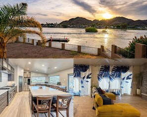 Dining - Grand Sand Riverfront, private beach & boat dock (Parker)