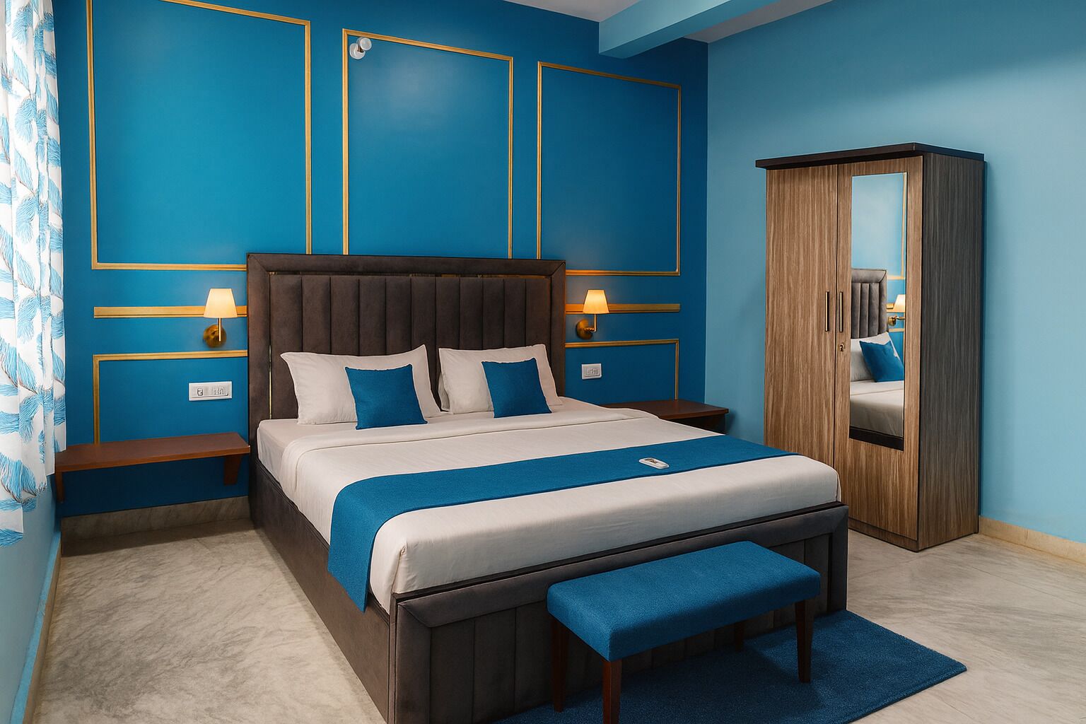 2 chambres, fer et planche à repasser, Wi-Fi, draps fournis