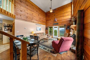 Smart TV, fireplace, video games
