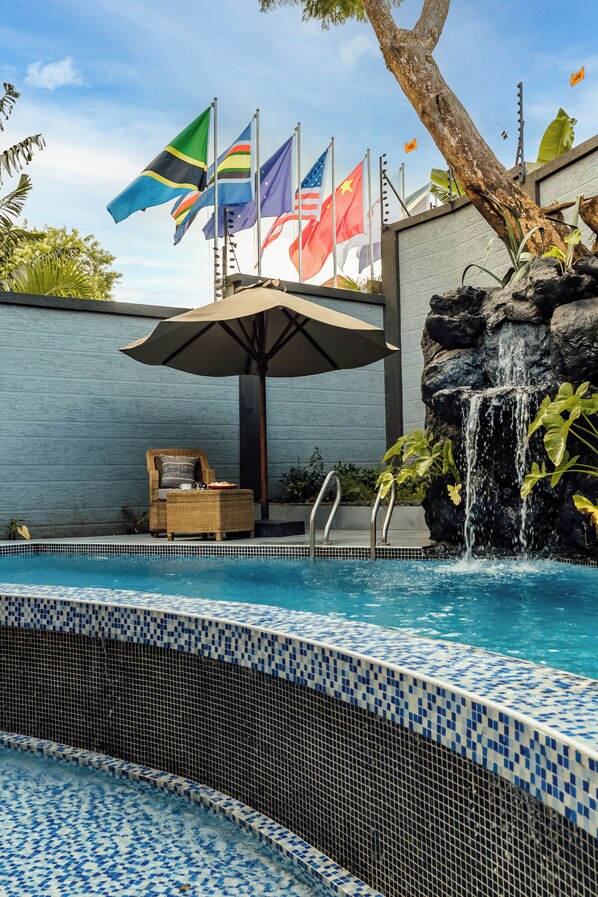 Deluxe Cottage, 2 Bedrooms, Private Pool, Garden View | Terrace/patio - Shoki Shoki Lodge (Arusha)