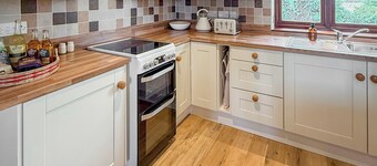 You’ll love the stylish step-free layout and peaceful countryside setting.