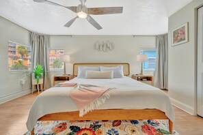 2 bedrooms, iron/ironing board, travel cot, WiFi