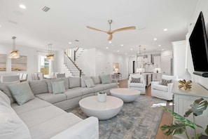 Smart TV, table tennis, books - Private Pool, Spa, LSV, & Bikes! Steps to Beach! Sleeps 20! (Santa Rosa Beach)
