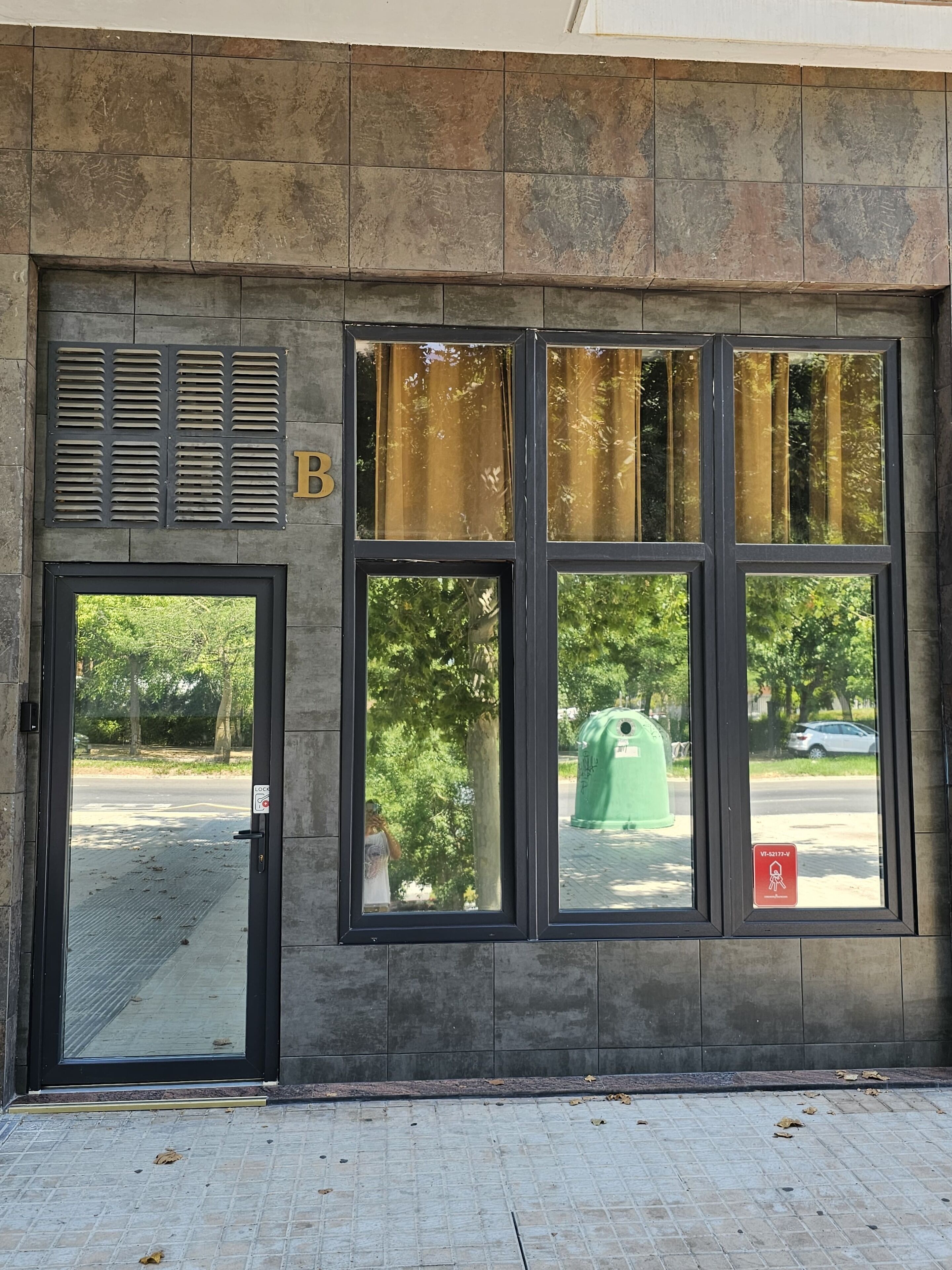 Façade de l’hébergement