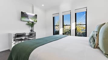 4 bedrooms, iron/ironing board, travel crib, WiFi