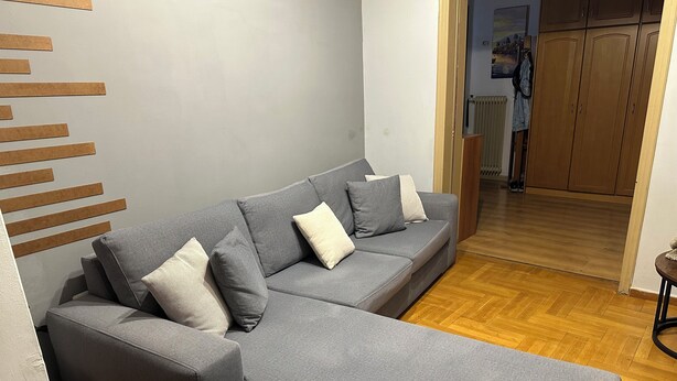 Living area - Chania City Center Apartment With Balcony & Central Aircon (Chania)