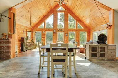 Fish + Hike: Wooded Home w/ Deck in Dexter