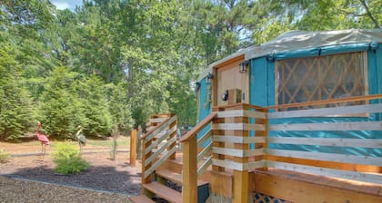 Unplugged Retreat! Unique Yurt w/ Deck in Smokies