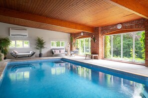 Una piscina climatizada