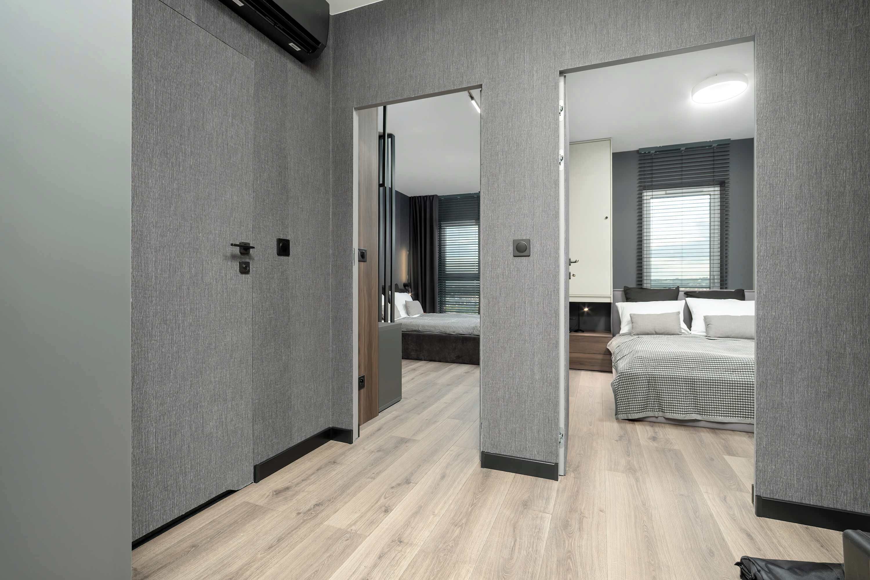 2 chambres, fer et planche à repasser, Wi-Fi, draps fournis