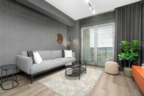 TV - Spacious Apartment with Balcony | Parking, Lake View (Rzeszów)