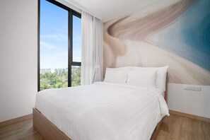 1 habitación, tabla de planchar con plancha, wifi y ropa de cama 