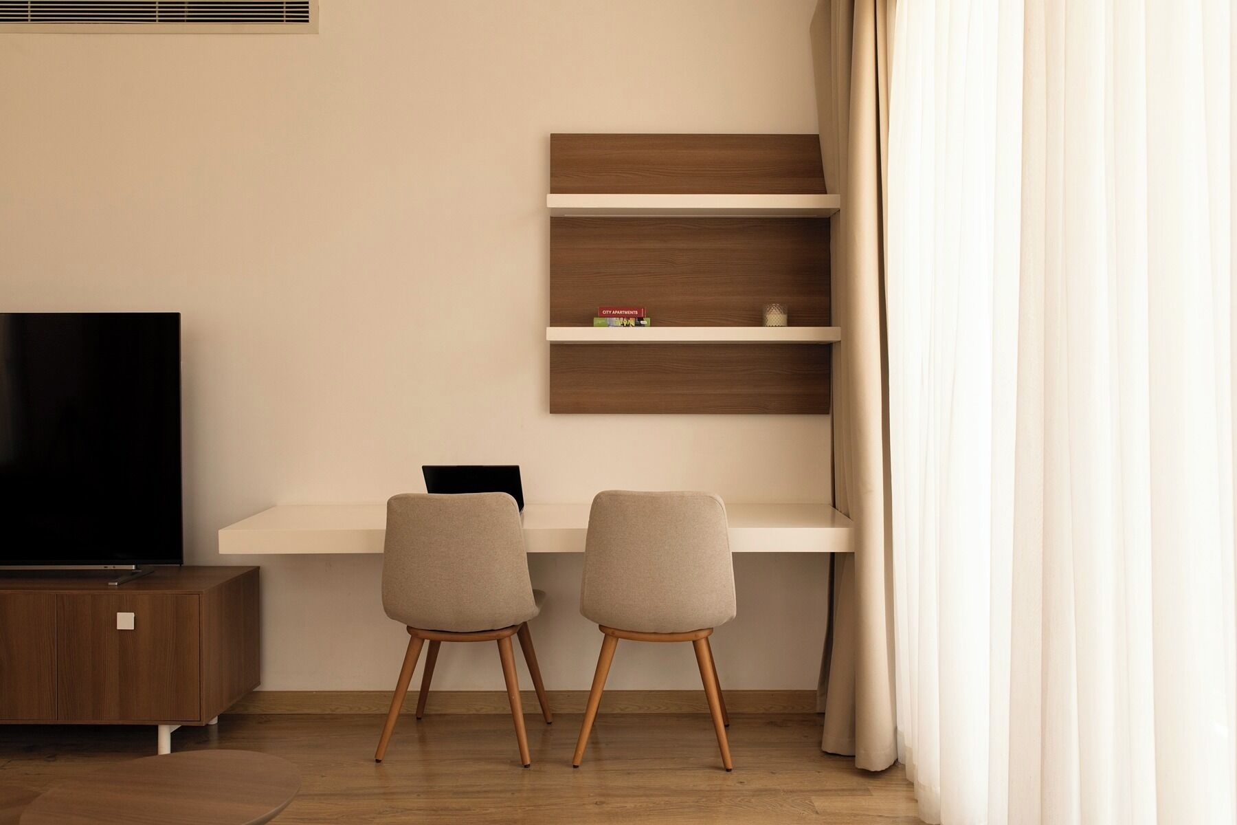 Apartment, Balcony | Living area | Flat-screen TV