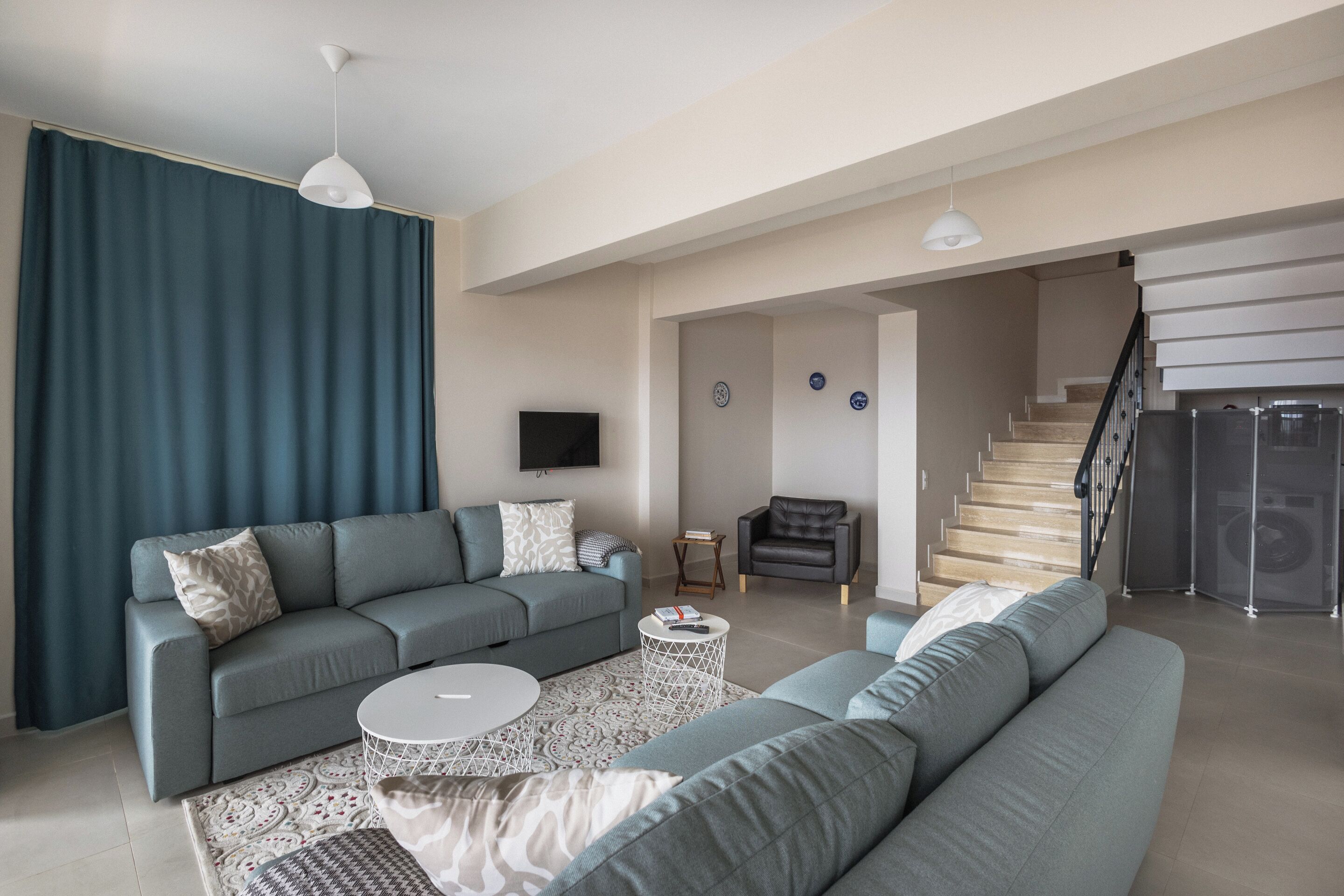 Deluxe Villa, Private Pool, Sea View | Living room
