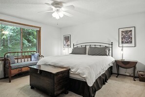 Cabin, 3 Bedrooms | 3 bedrooms, laptop workspace, iron/ironing board, free WiFi - The Treehouse Lakes & Trails Cabin 3 Bedroom Cabin (Phelps)