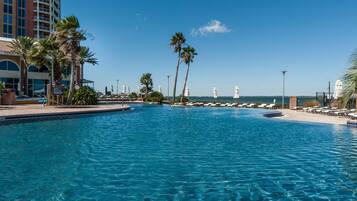 Condo, Multiple Beds (Portofino Island Resort 1-1802) | Pool | Indoor pool, outdoor pool