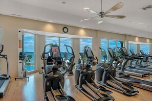 Condo, Multiple Beds (Portofino Island Resort 1-1802) | Fitness facility