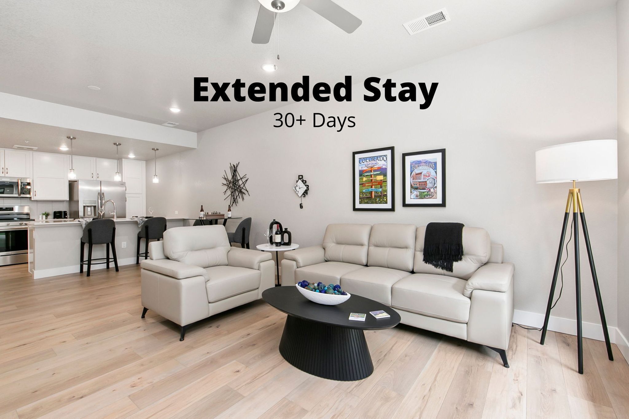 Living Room | Plenty of natural light and comfortable seating!