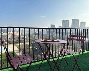 Appartement Deluxe, vue ville | Balcon