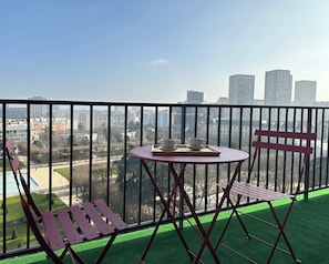 Appartement Deluxe, vue ville | Balcon