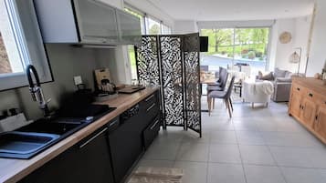 Comfort-Haus, Gartenblick | Eigene Küche