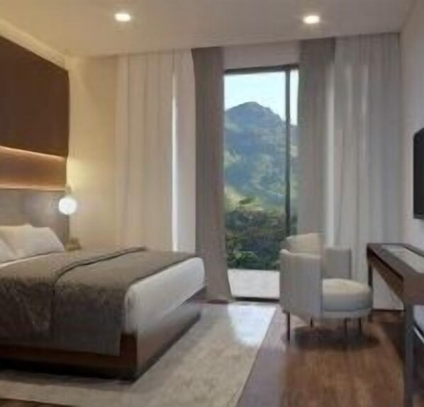 Standard-Doppel- oder -Zweibettzimmer, Gartenblick | Schallisolierte Zimmer, kostenloses WLAN