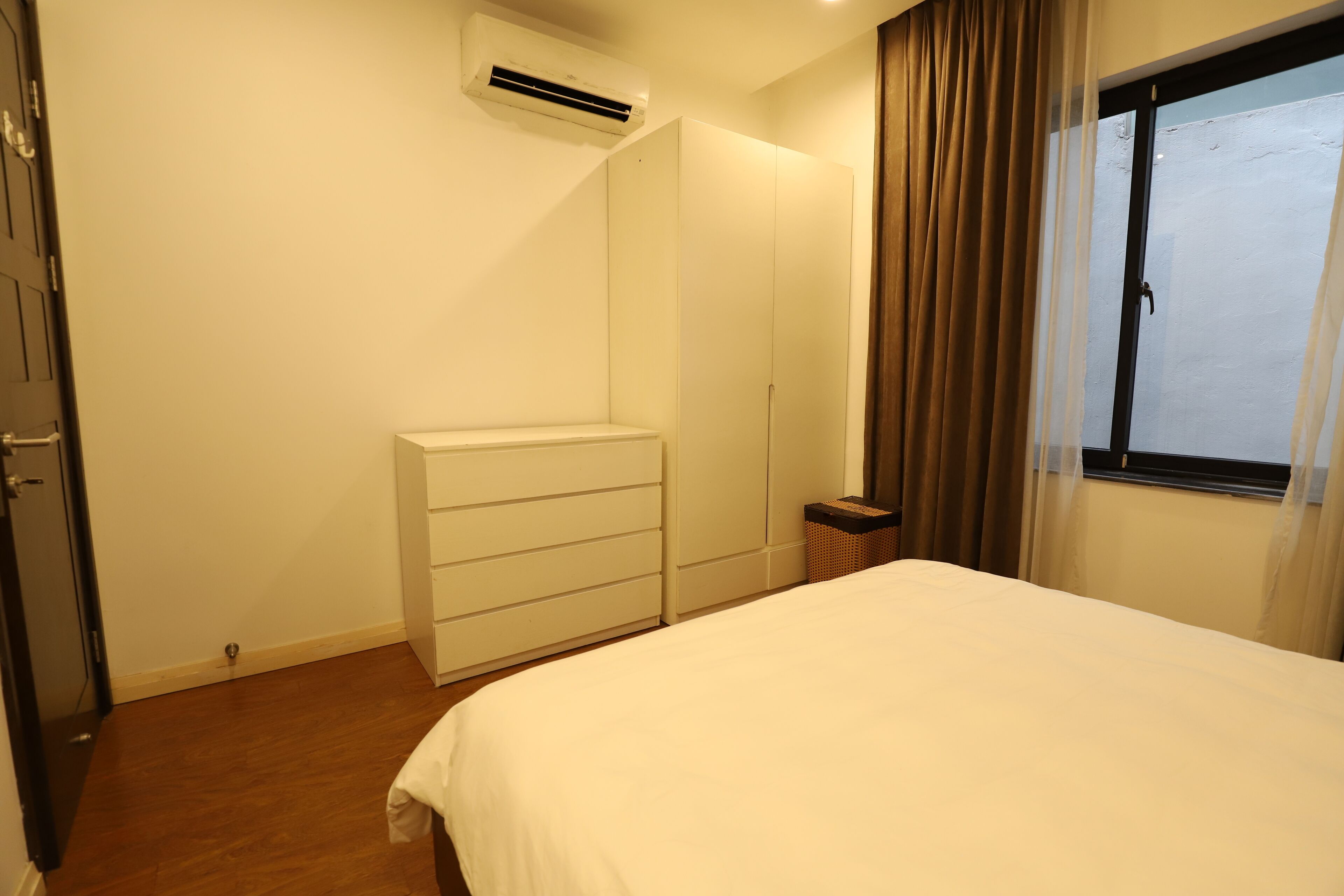 Appartement Deluxe, 1 chambre, vue ville | Coffres-forts dans les chambres, bureau