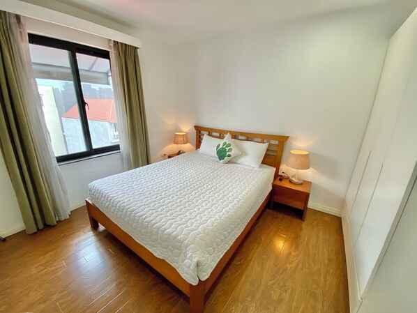 Appartement Deluxe, 2 chambres, vue sur la ville | Vue de la chambre